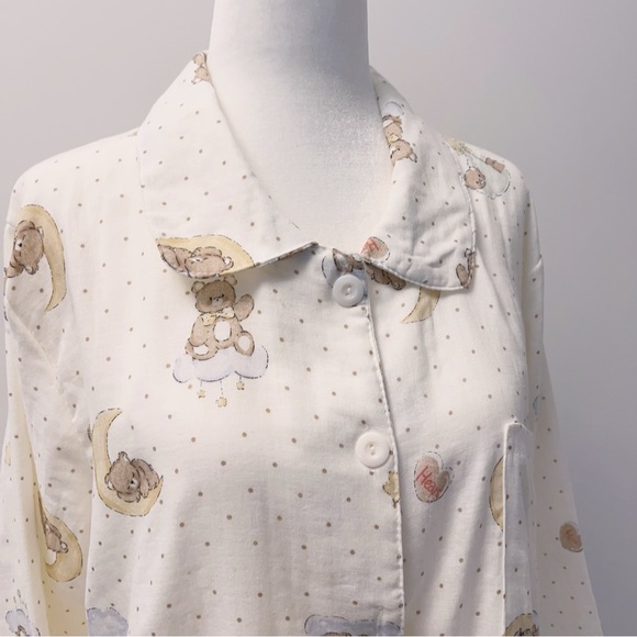 NEW！✨ Cozy Bear Dream Pajama Set – 100% Cotton | - Picture 4 of 12